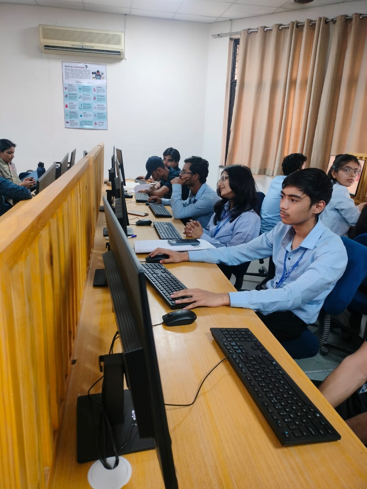 BCA Computer Lab Practical Session Ishan IIMT Greater Noida - professional IT exposure.